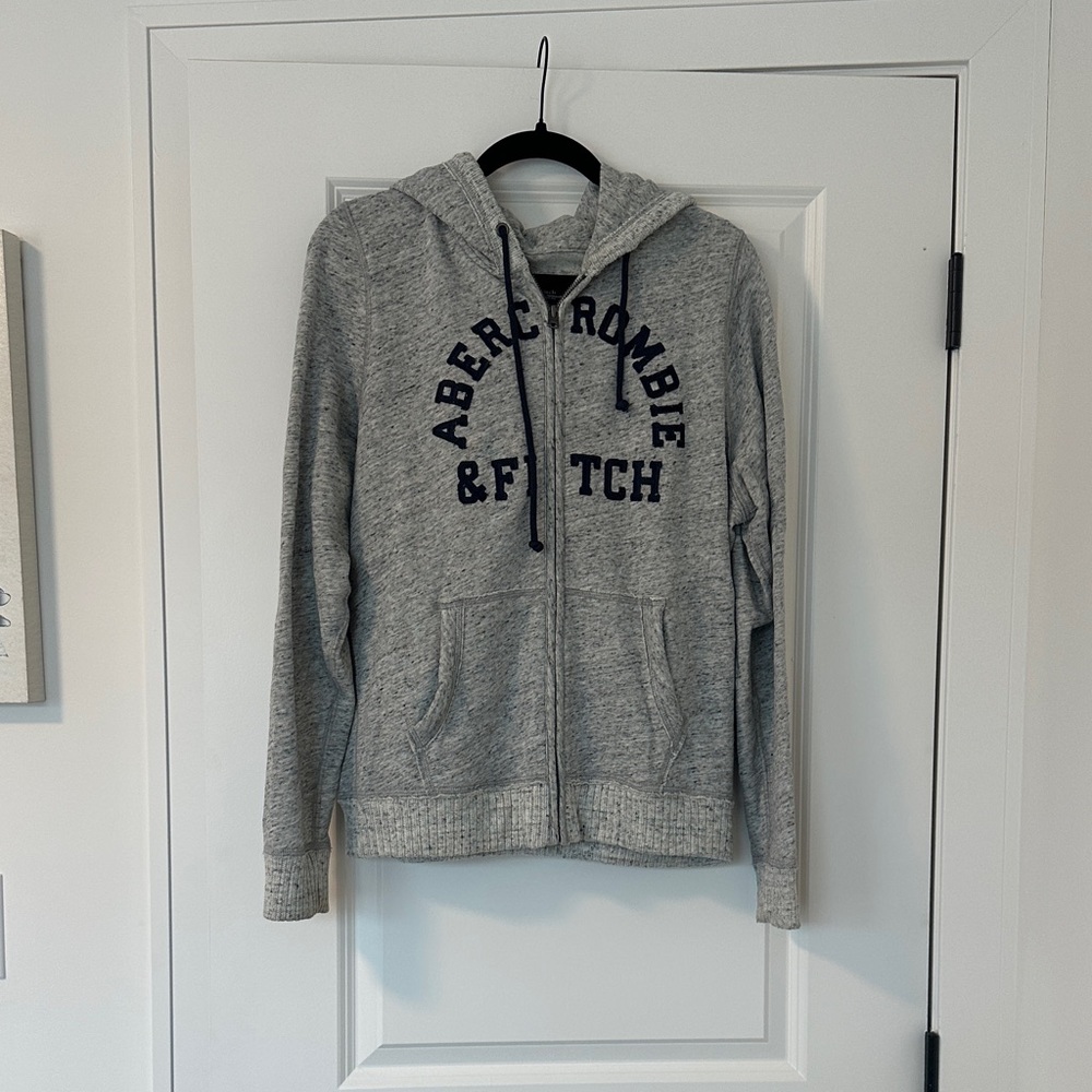 Abercrombie & Fitch Heather Gray Hoodie